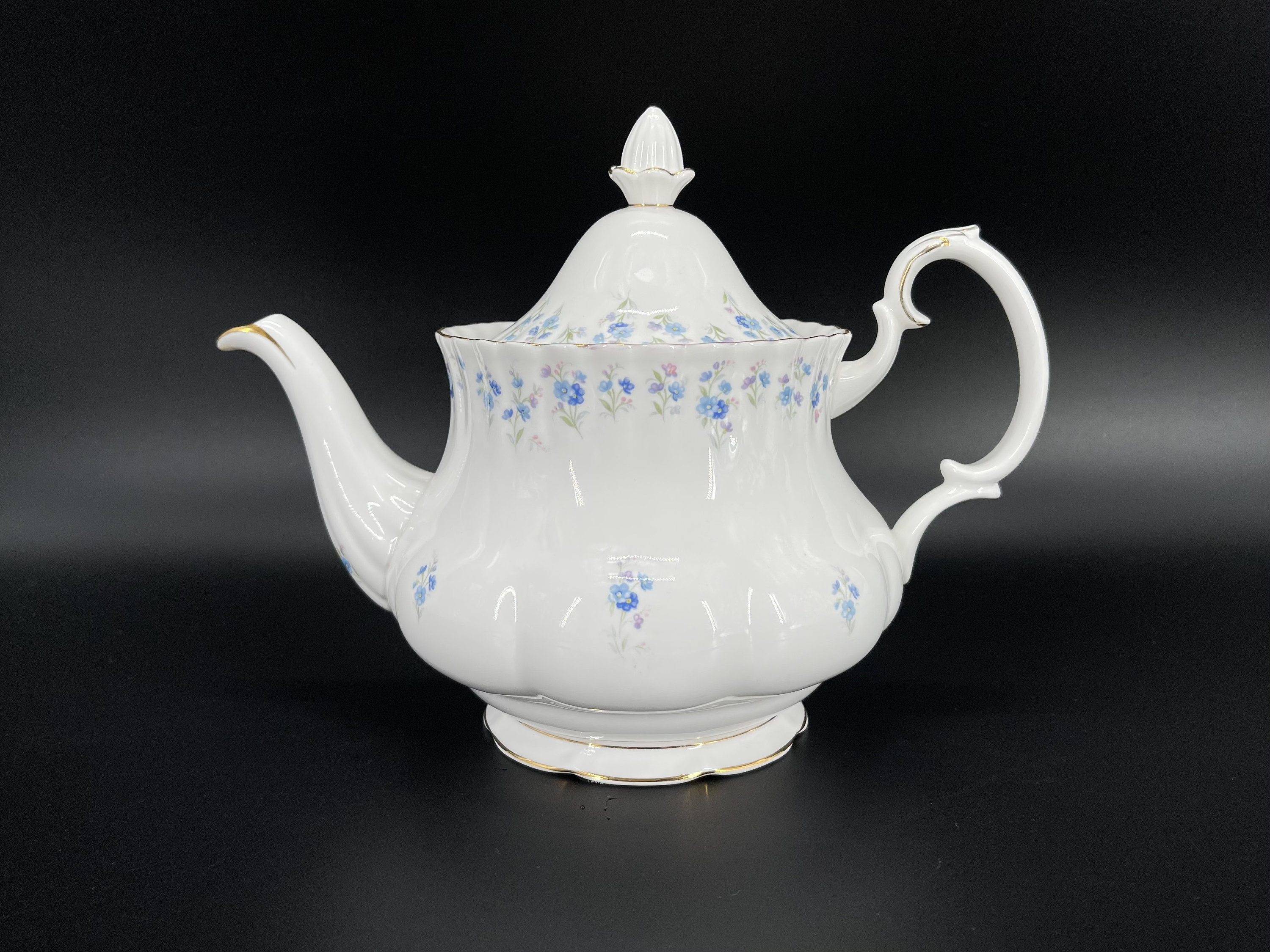 Royal Albert Memory Lane Teapot Large Bone China England a. Etsy