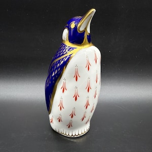 Royal Crown Derby King Penguin Paperweight Bone China England