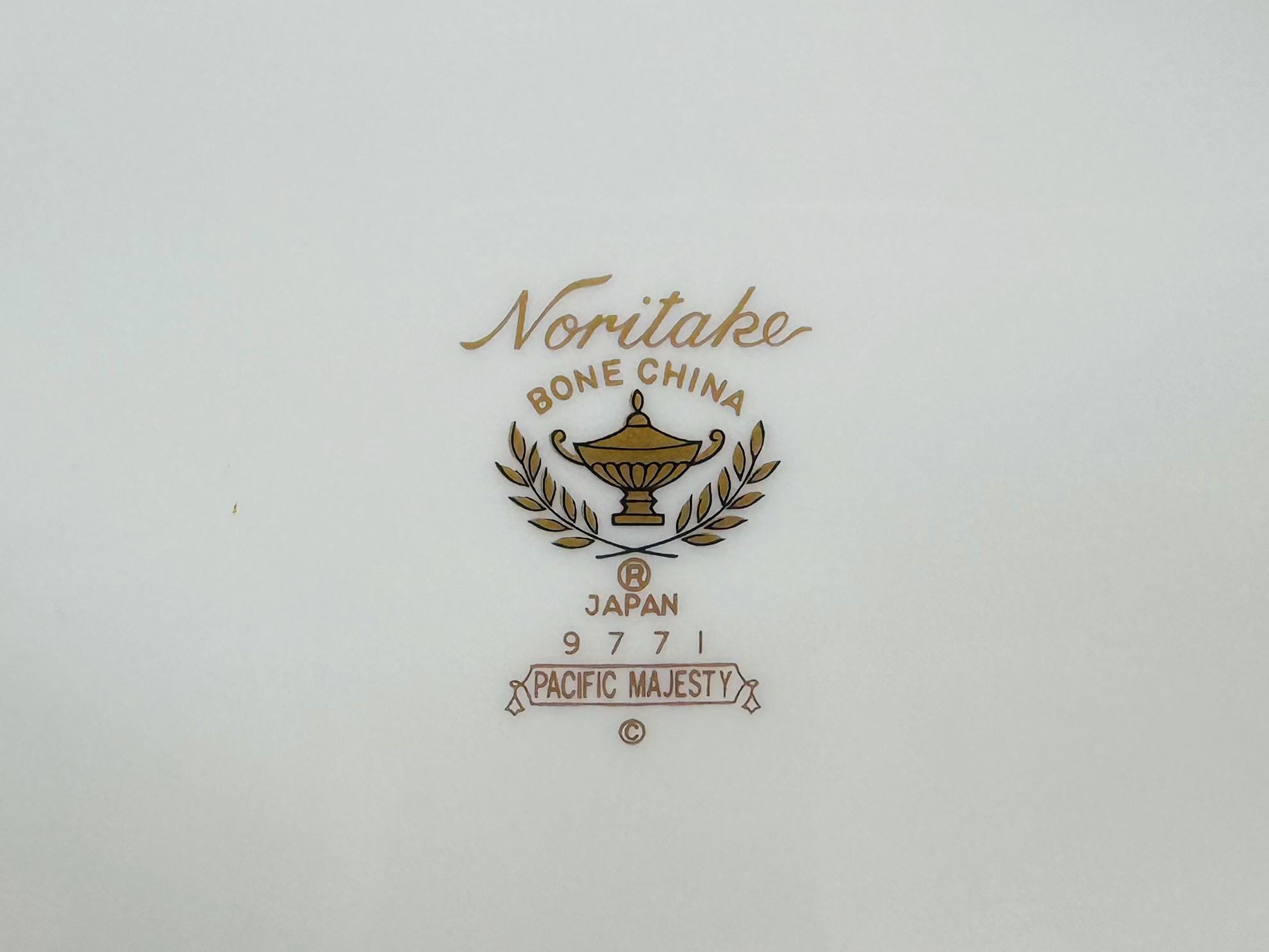 ノリタケ 9771 パシフィックマジェスティ ラージティーポット ボーン