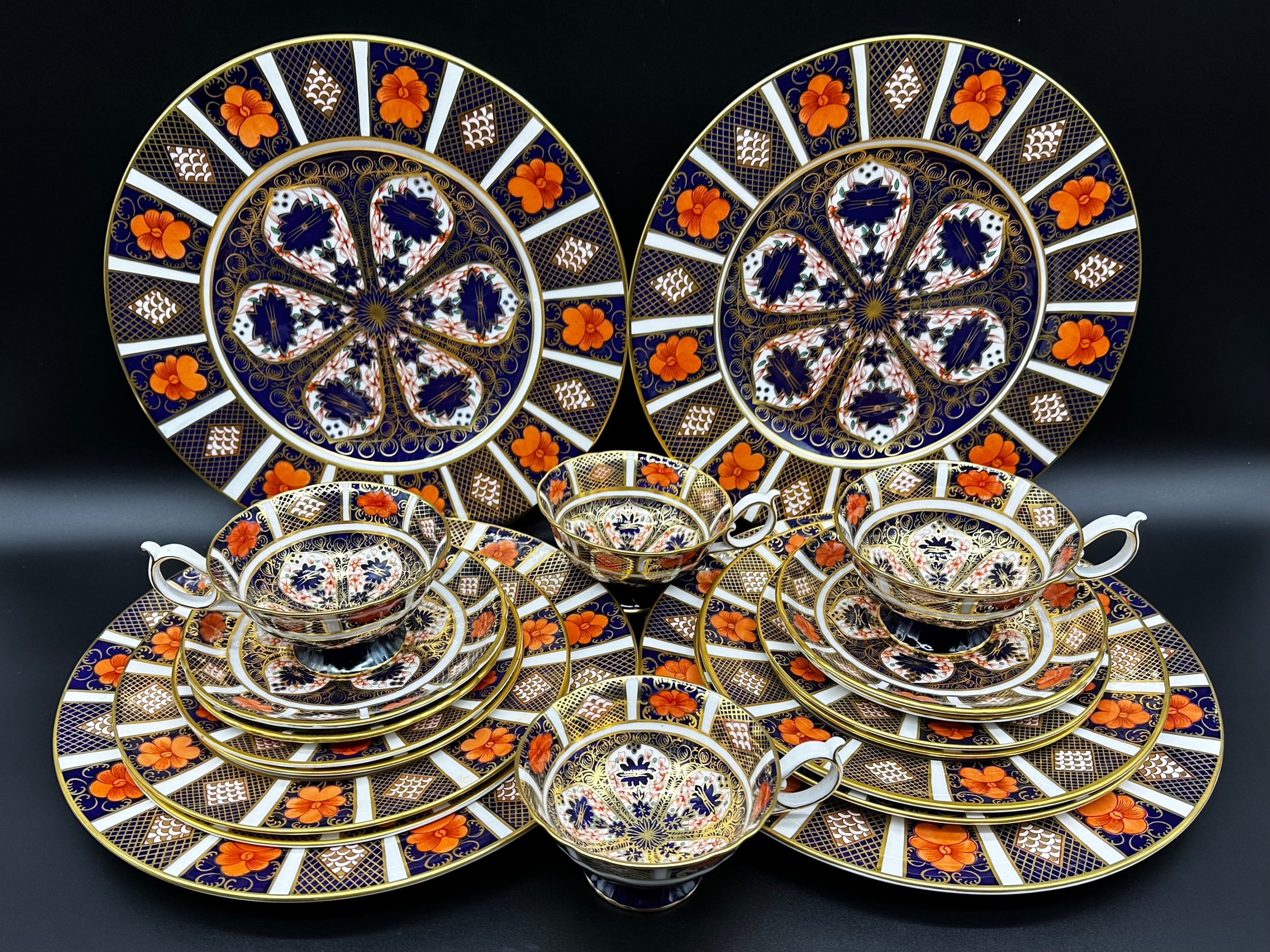 人気ショップ ROYAL CROWN DERBY オールドイマリ2451プレート 大皿 額縁 絵画