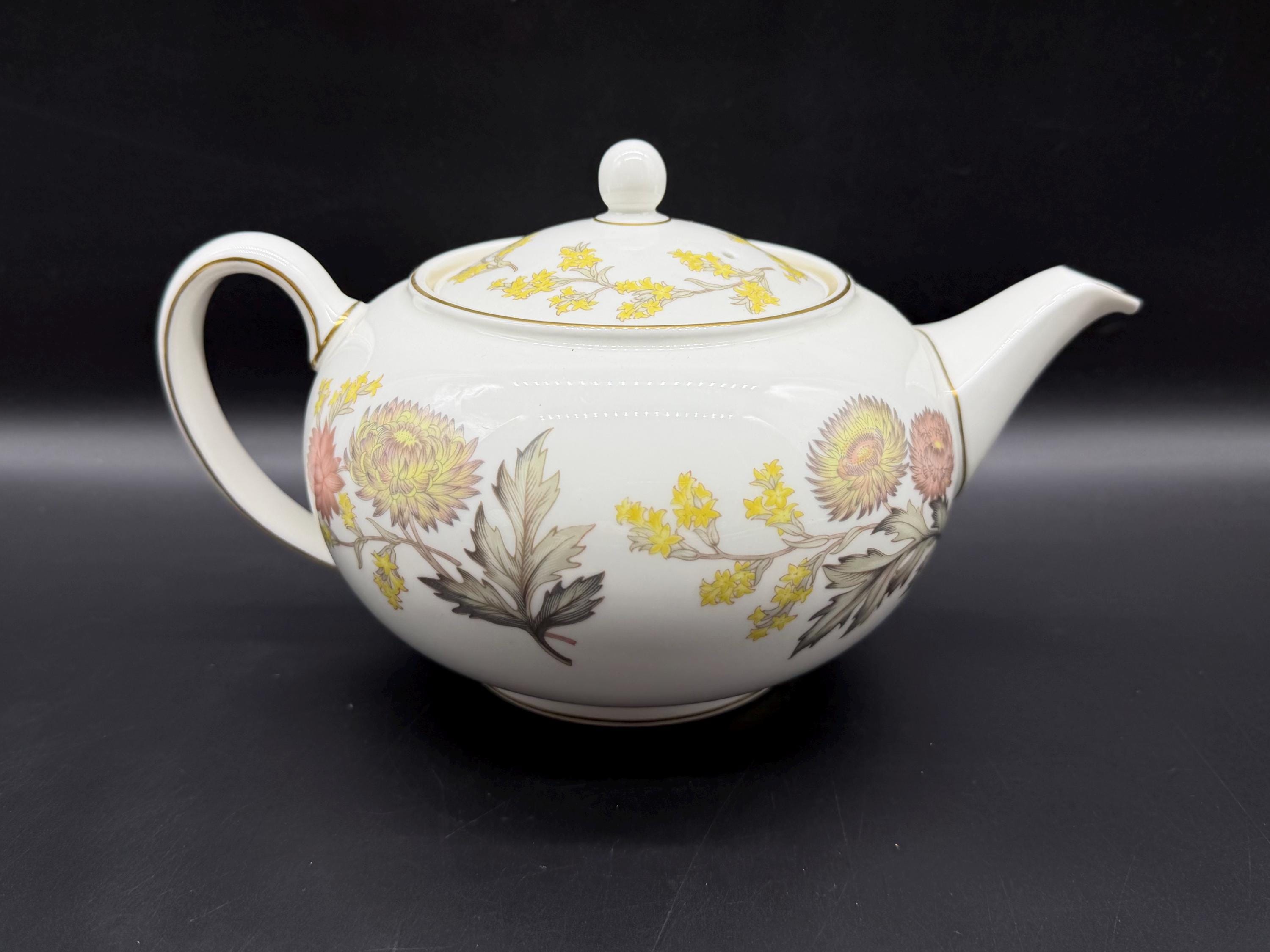 Wedgwood Lichfield Teapot Bone China England - Etsy