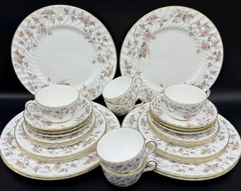 Minton Suzanne 5 Piece Place Setting X 6 Bone China England 30