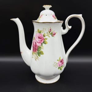 ロイヤルアルバート アメリカンビューティー 大皿 レア 希少 英国購入 Royal albert american beauty - Etsy 日本