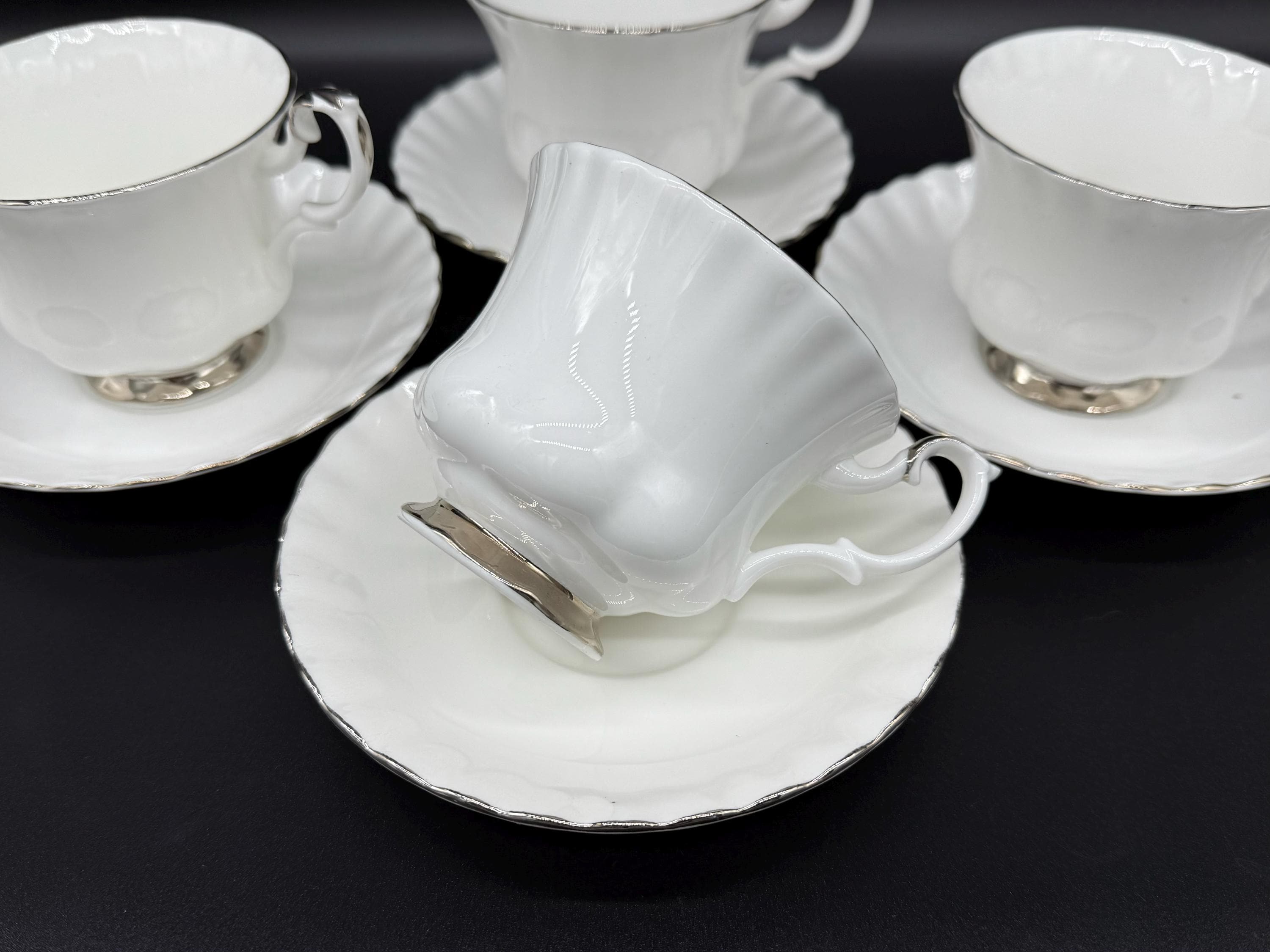Royal Albert 100 Years Of Royal Albert 1940 Florence Teacup & Saucer, Fine Bone China - View #11