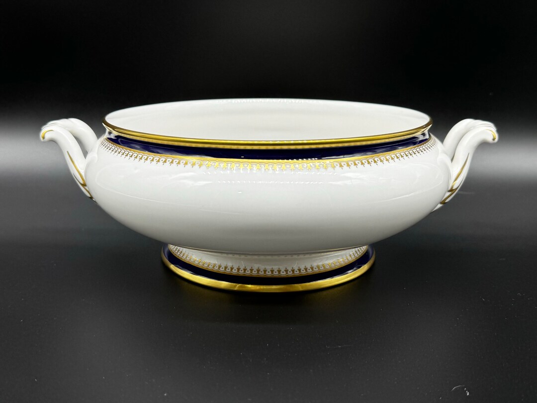 Spode Knightsbridge Blue Serving Bowl No Lid Bone China Etsy