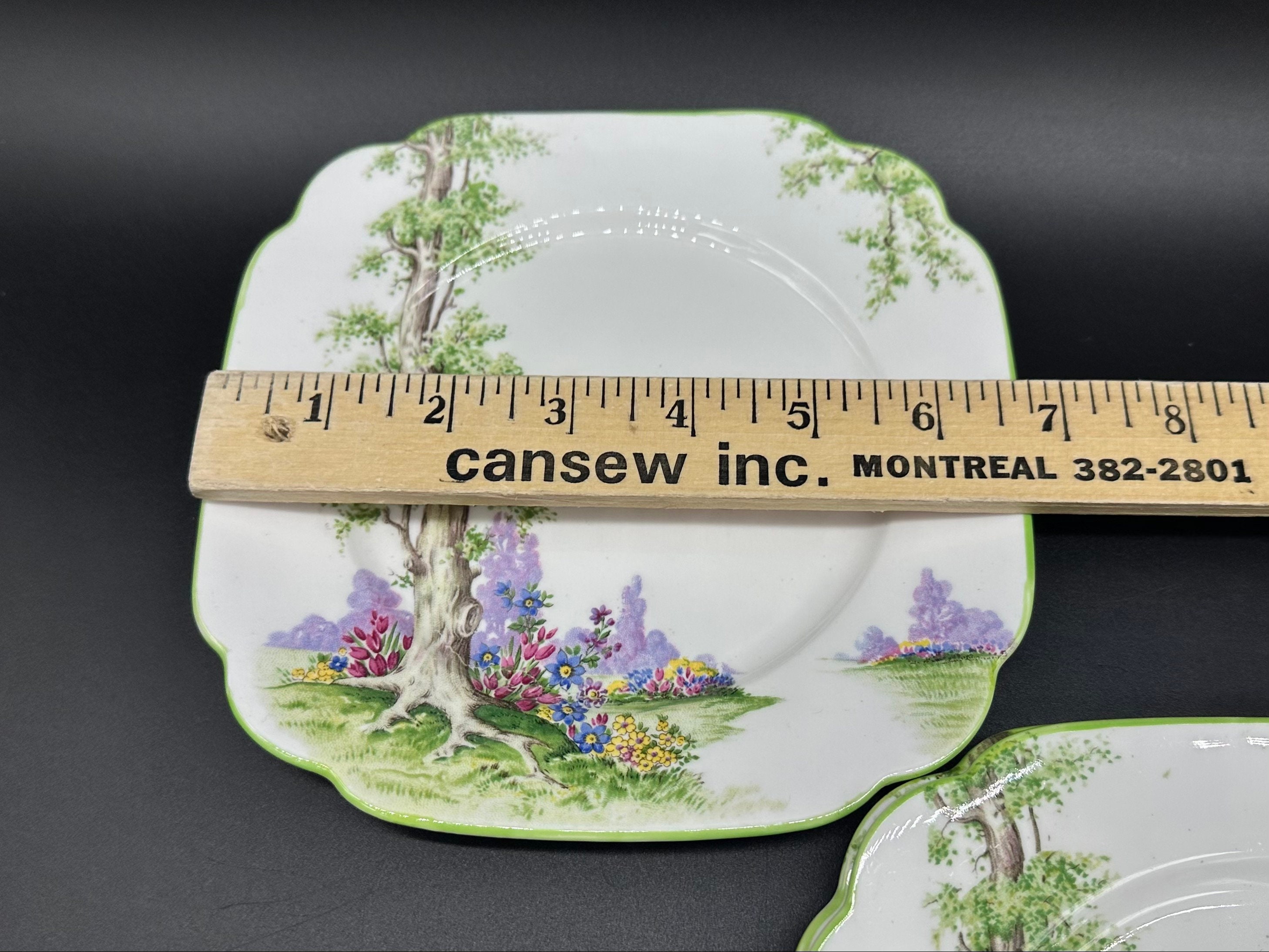 ロイヤルアルバート グリーンウッドツリー 6.75インチ スクエア