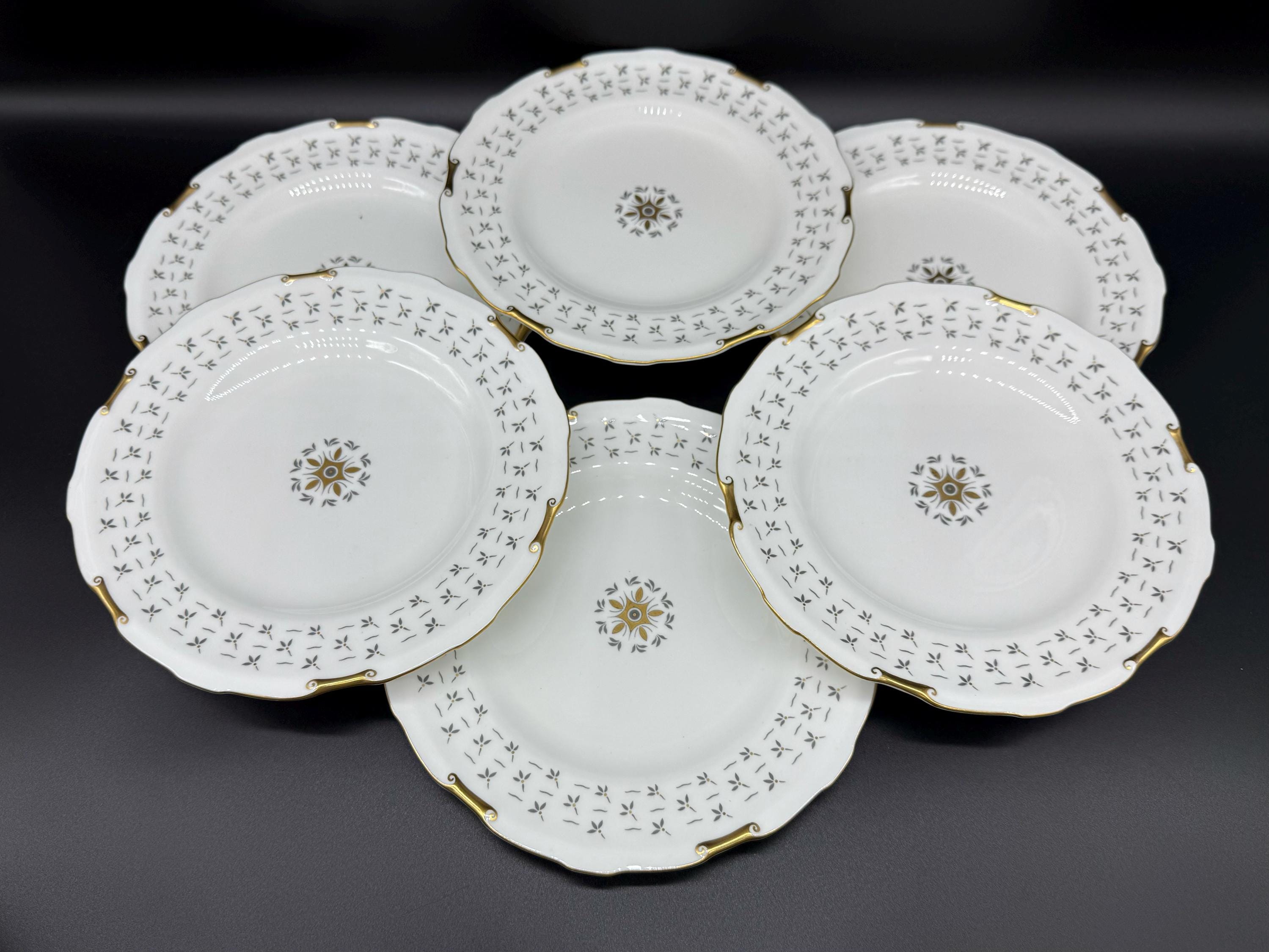 ロイヤルクラウンダービー サンビー A1114 サラダプレート（6枚セット