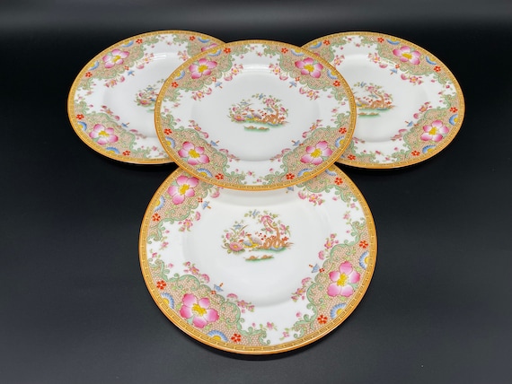 ロイヤルウースター　プレート ロイヤルウースター Z643 フローラルバード 9インチ ランチョンサラダ