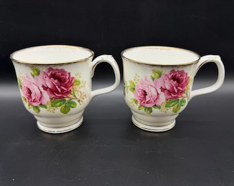 ロイヤルアルバート アメリカンビューティー コーヒーマグ（2個セット