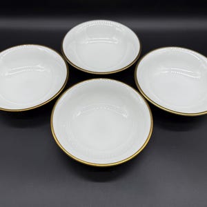 Wedgwood Saturn Cereal Soup Bowls (Set of 4) Bone China England