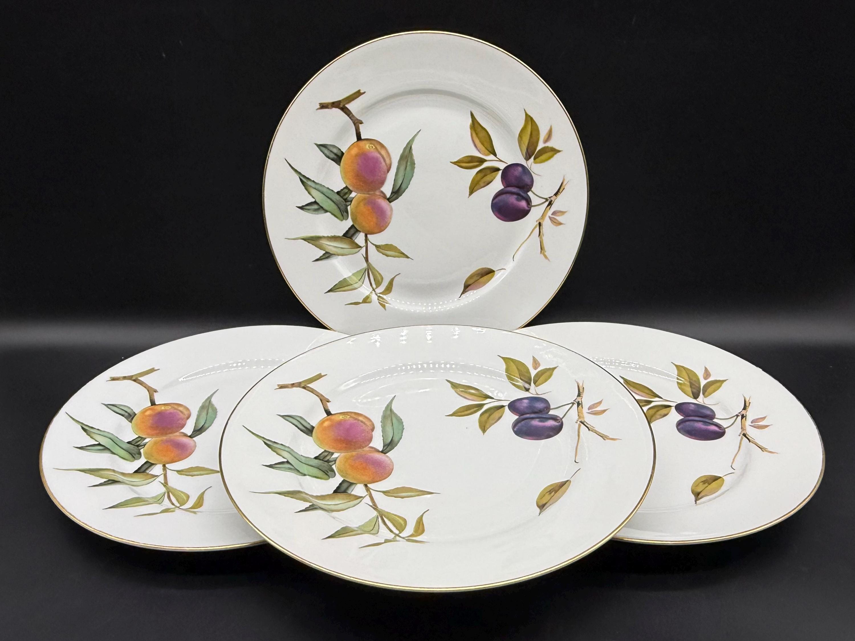  Worcester - 未使用 ロイヤルウースター イブシャム エッグディッシュ ロイヤルウースター ROYAL WORCESTER イブシャム・ベール ティー