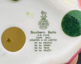 Royal Doulton 1957 Southern Belle HN 2229 Figurine Bone China
