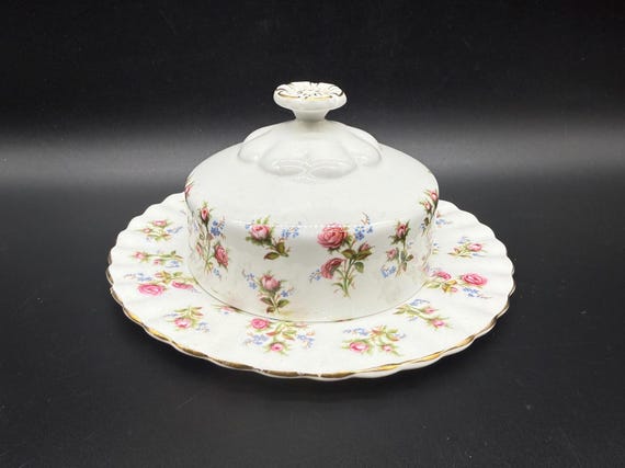 Royal Albert Winsome Covered Butter Dish Bone China England