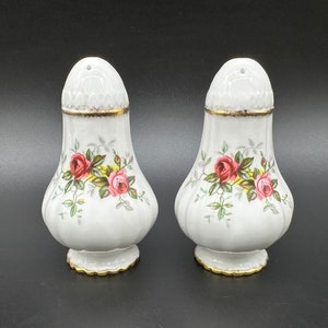 Saleros de la feria del condado de Paragon Set Bone China Inglaterra