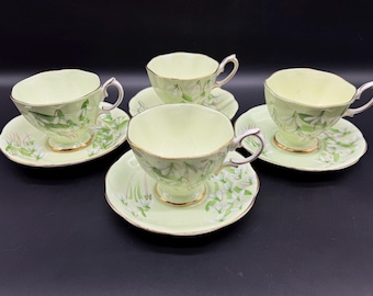 希少なロイヤルアルバート ローレンティアン スノードロップ ラウンド