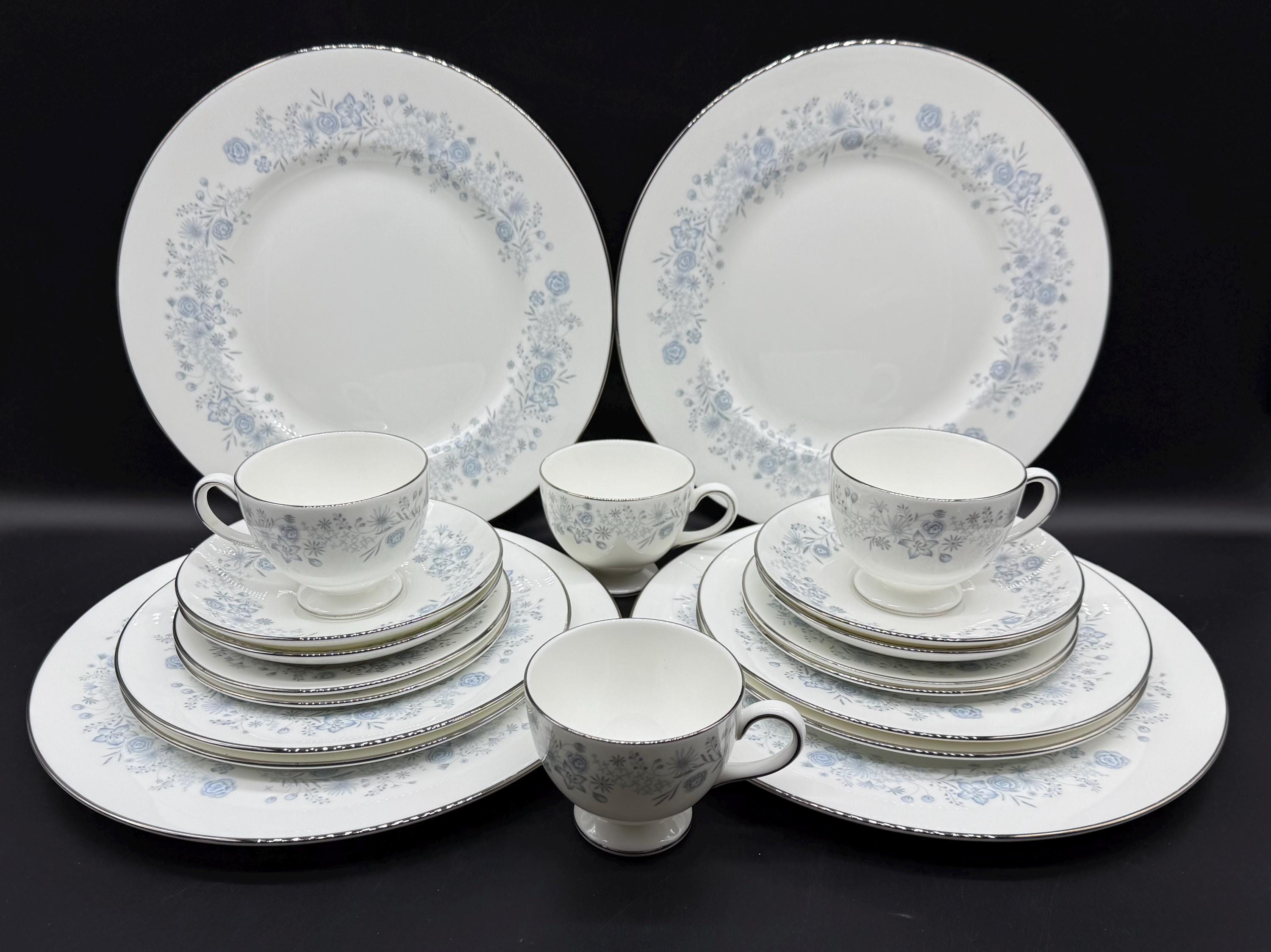 Wedgwood Belle Fleur 5 Piece Place Setting X 4 Bone China England