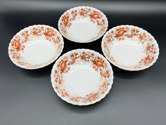 Royal Albert Keepsake 6 Cereal Soup Bowl X 4 Bone China England - Etsy