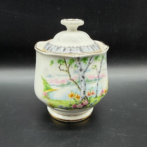 Royal Albert Silber Birch Marmeladenglas Marmeladentopf Bone China England