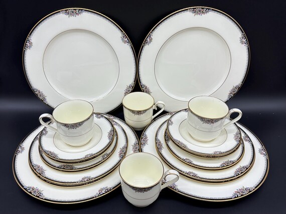 Noritake Philharmonic 5 Piece Place Setting X 4 Fine China 20