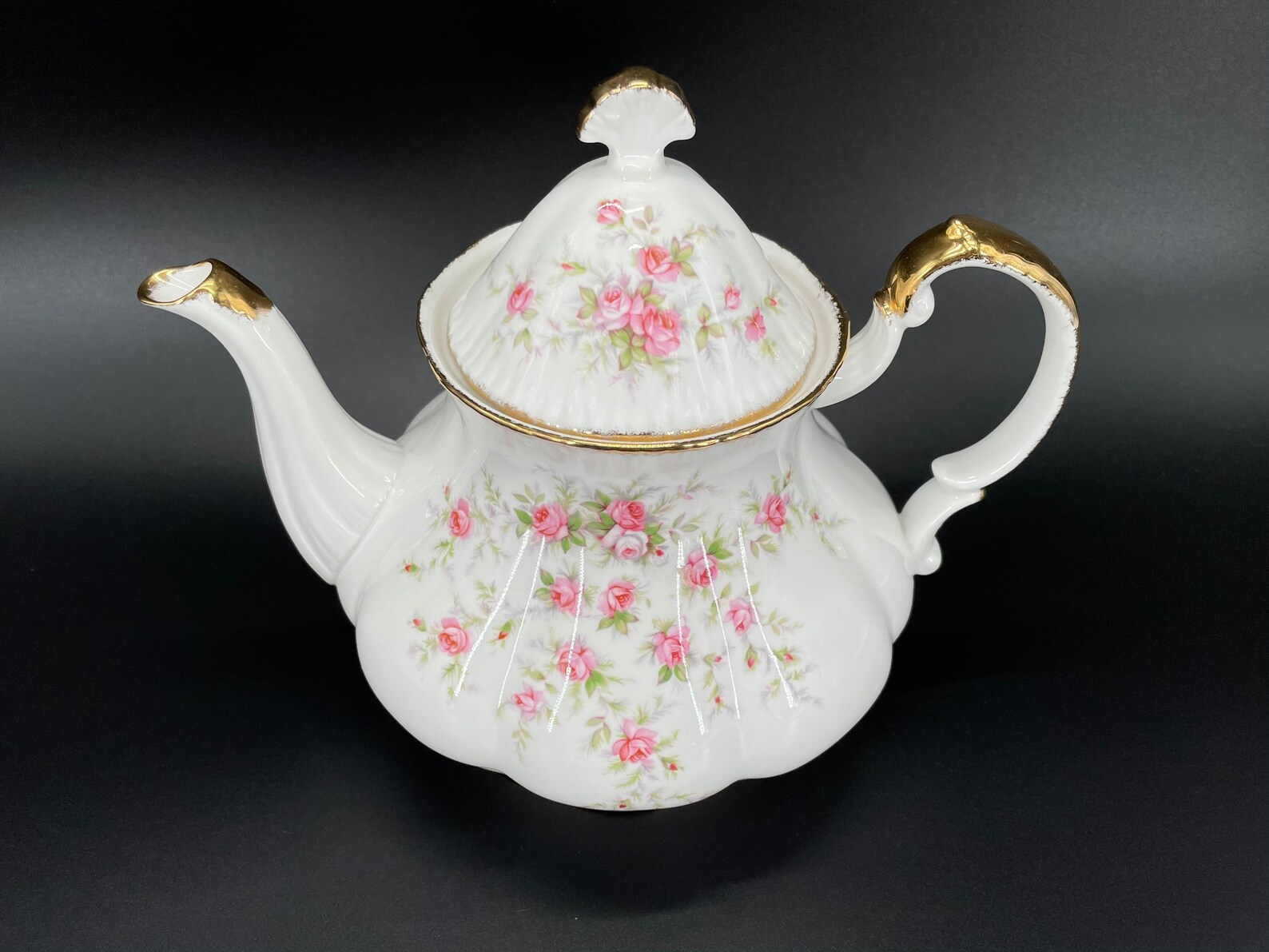 Paragon Victoriana Rose Large Teapot Bone China England b Etsy