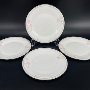 Royal Doulton Twilight Rose Dessert Plate x 4 Bone China England