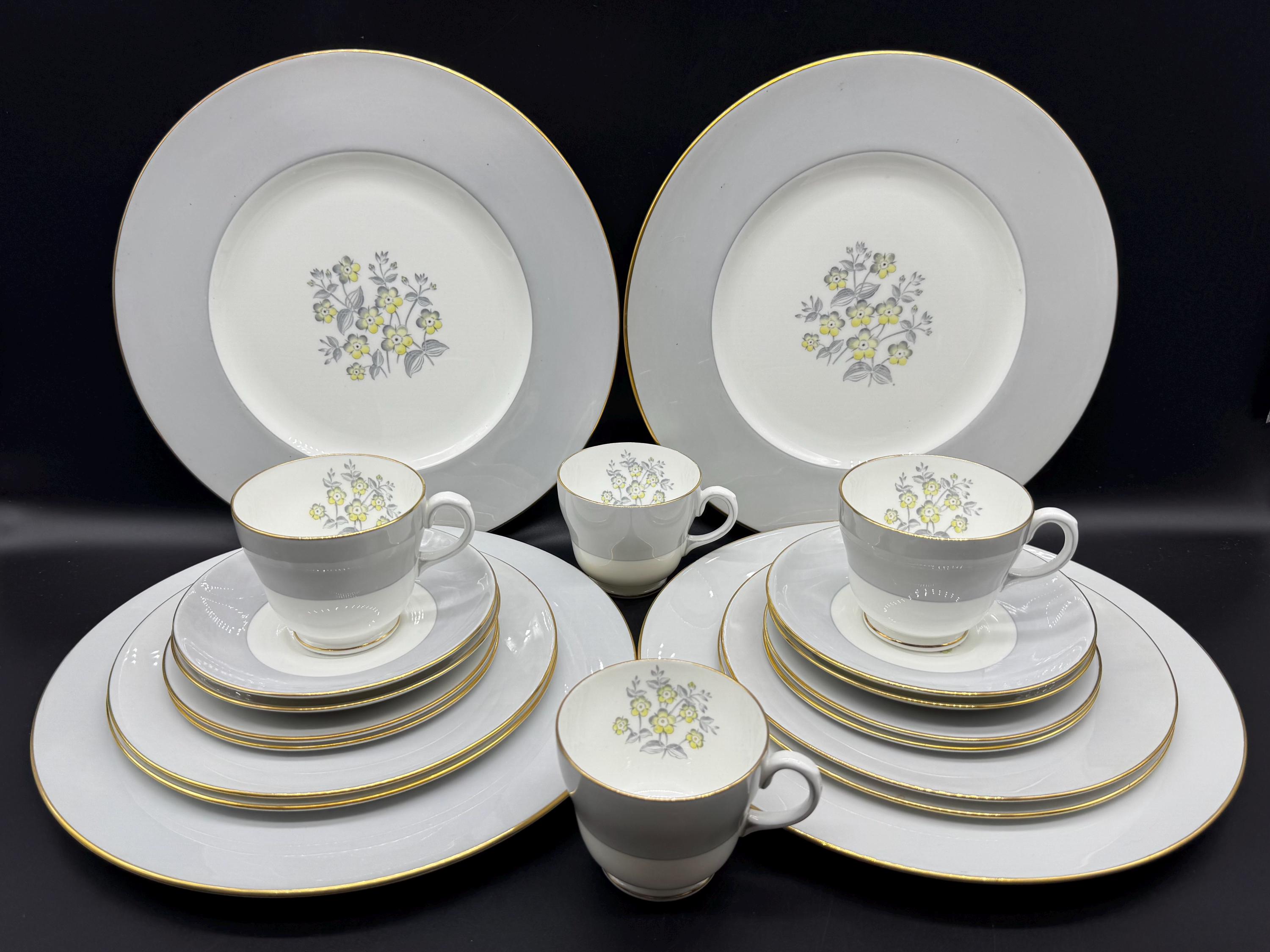 ウェッジウッド グレー フライア イエロー 5ピース プレイス