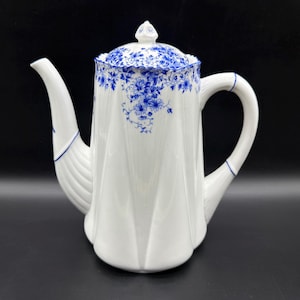 Shelley Dainty Blue Large Coffee Pot Bone China England