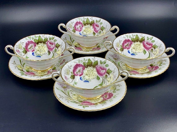 Paragon DuBarry z773 Soup Dessert Bowl With Saucer
