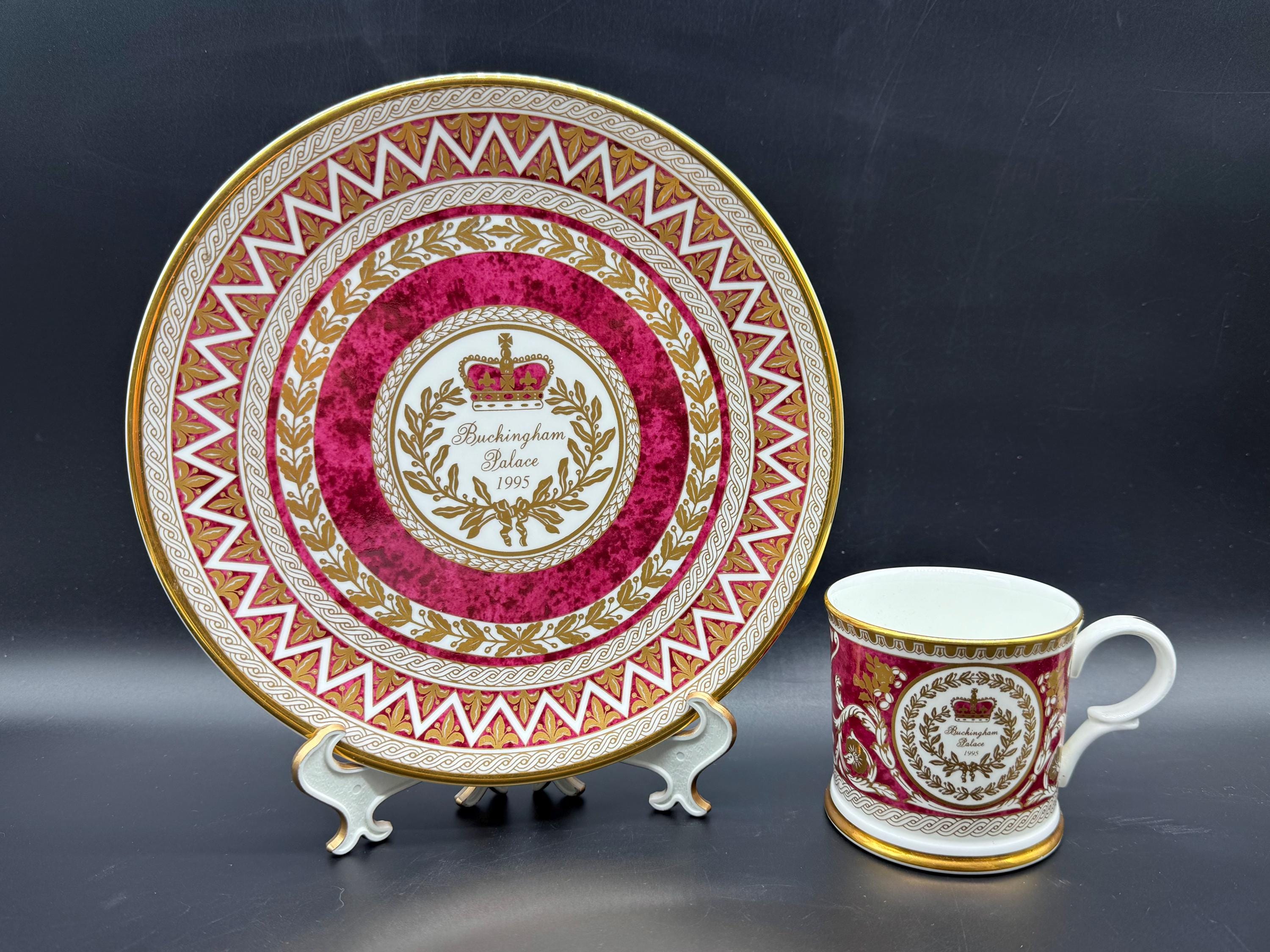 Buckingham Palace 1995 Mug Plate Set Bone China England - Etsy UK