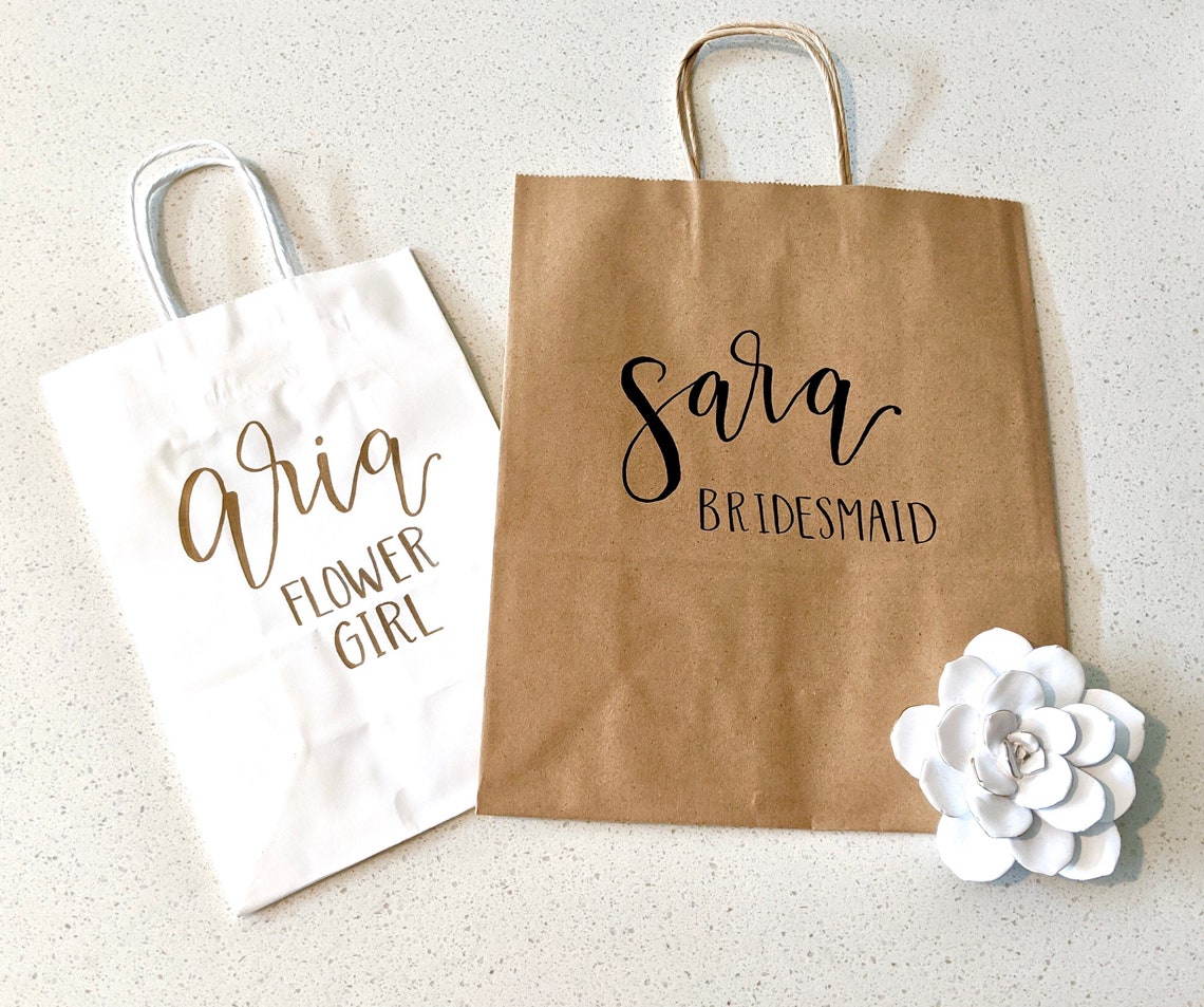 Bolsas de regalo personalizadas Etsy