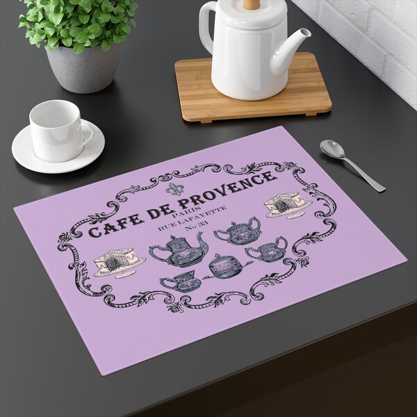 Placemat, 1pc, Provence, lavender Placemat, French Placemat, vintage style Placemat