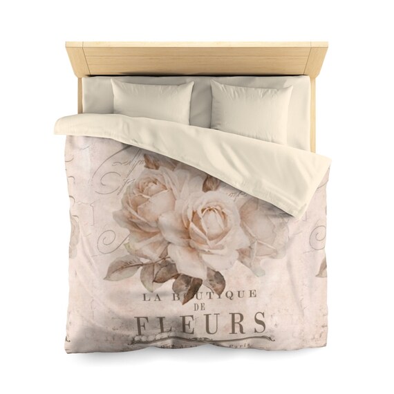 Queen Duvet Cover Duvet Cover Queen Shabby Chic Duvet Etsy