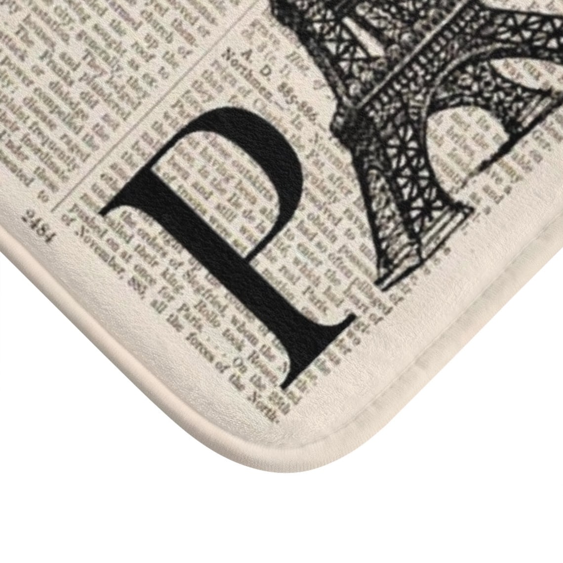 Bath Mat French Rug Paris Theme Rug Paris Theme Mat Etsy