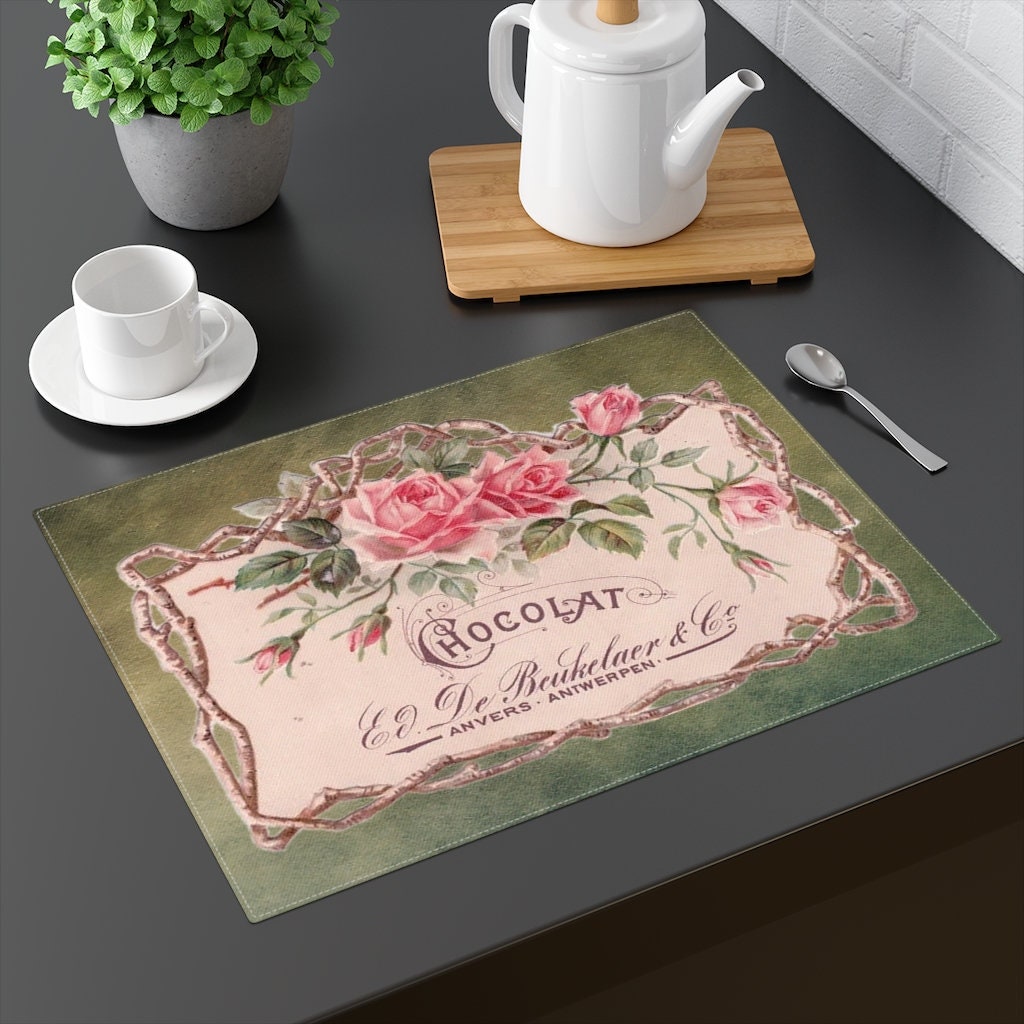 Clupup Vintage Placemats, Super Absorbent Placemat,Fantasy Style Draining  Mat, Fantastic Drying Mat for Crockery Tea Cup 