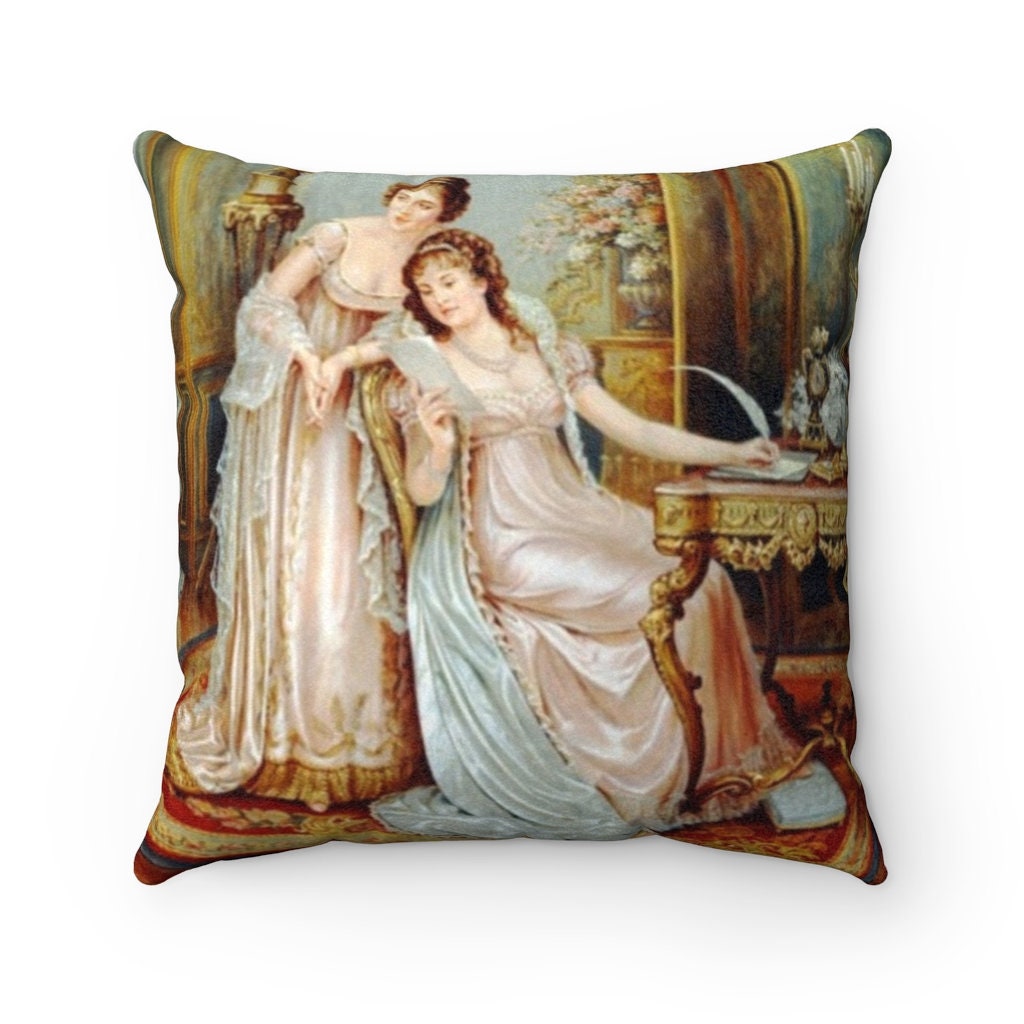 Victorian Charm Decorative Pillow Victorian Chic Decorative Etsy UK