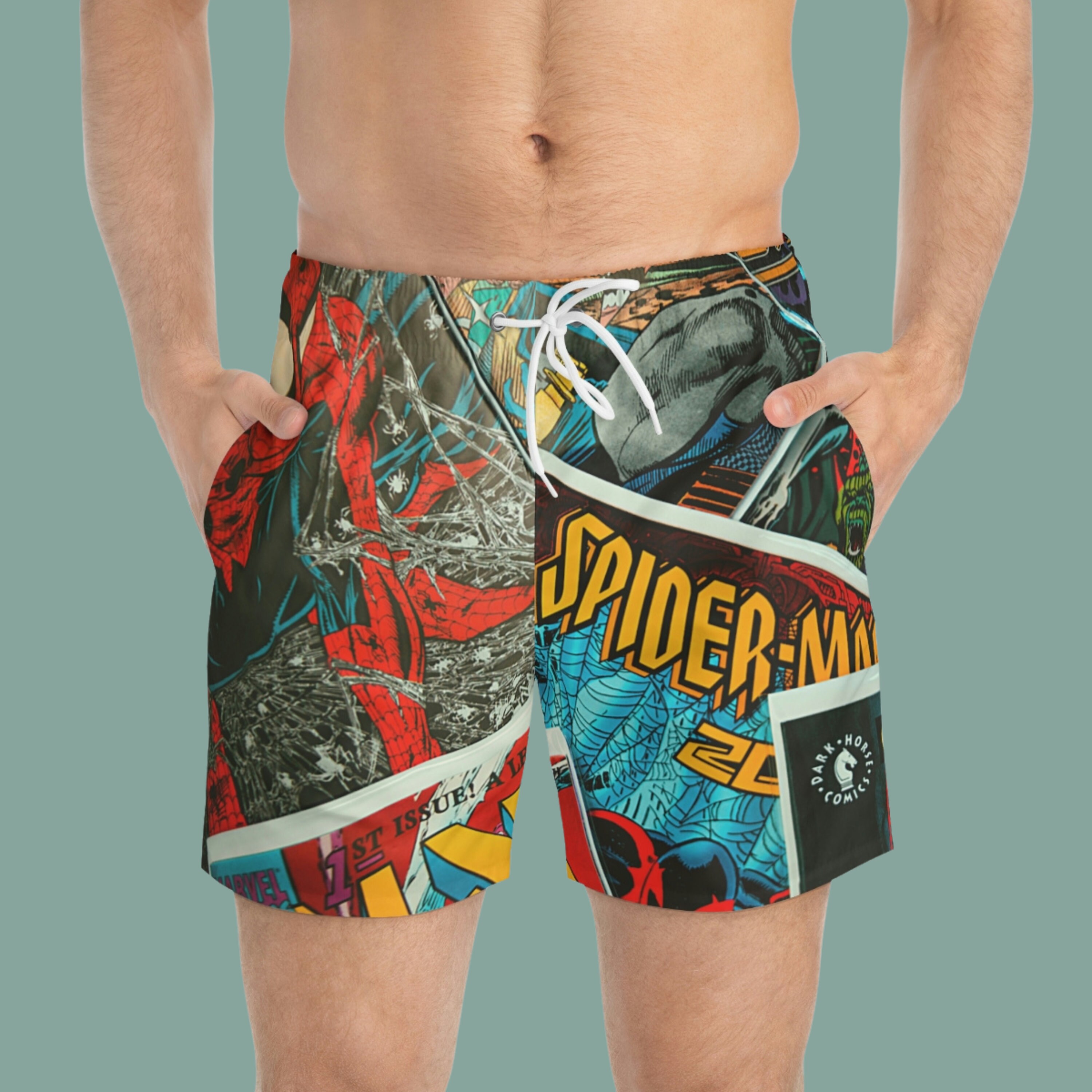 Swim Trunks Swim Trunks With Spiderman Swimming Trunks in the