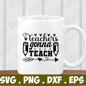 Teacher Svg Bundle, Teacher Quote Svg, School Svg, Teacher Life Svg ...