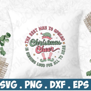 Il modo migliore per diffondere la gioia del Natale è cantare a squarciagola, decorazioni natalizie per la casa, download immediato di file digitali