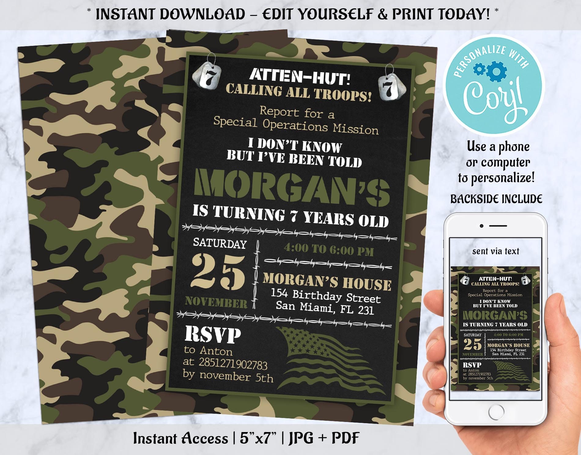 Editable Army Birthday Invitation Army Invitation Army Etsy Australia editable-army-birthday-invitation-army-invitation-army-etsy-australia