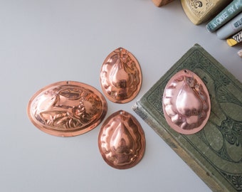 Kleine Kupferform Wandbehang Food Fotorequisite schwedisch Vintage