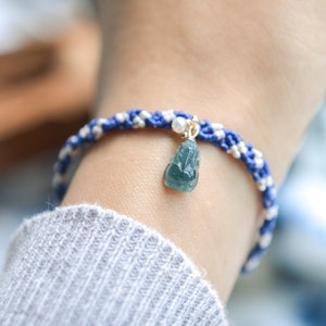 Natural Type A Guatemala Jadeite Jade Hand Carved Mini size Pixiu 14K Gold Filled knotted bracelet /Ready to ship/style2932