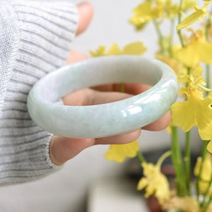CLEARANCE SALE! Natural Type A Burma Jadeite Jade 58.6mm Bangle / Ready to ship /No.S283