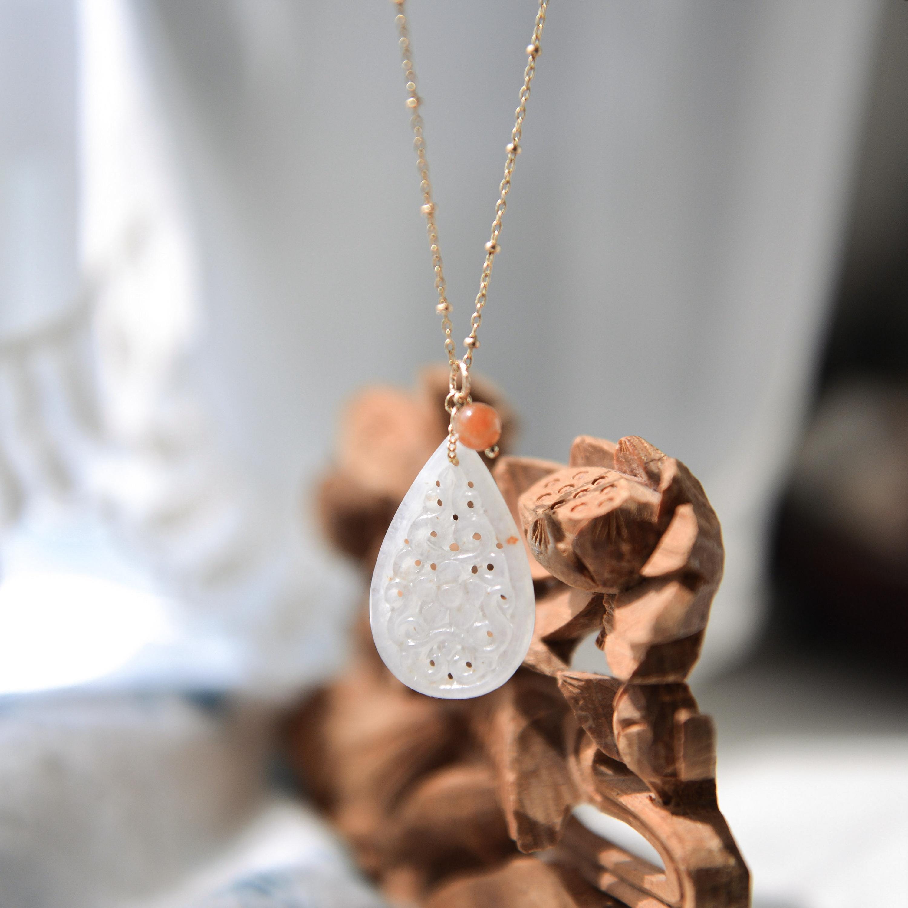 ビルマ 翡翠 ペンダントトップ 骨董品 美術品(9) [138] - ペンダント