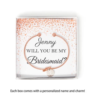 Will you be my Bridesmaid Gift Box, Bridesmaid Proposal, Help me Tie the knot Bracelet, Bridesmaid Bracelet, Asking Bridesmaid Jewelry