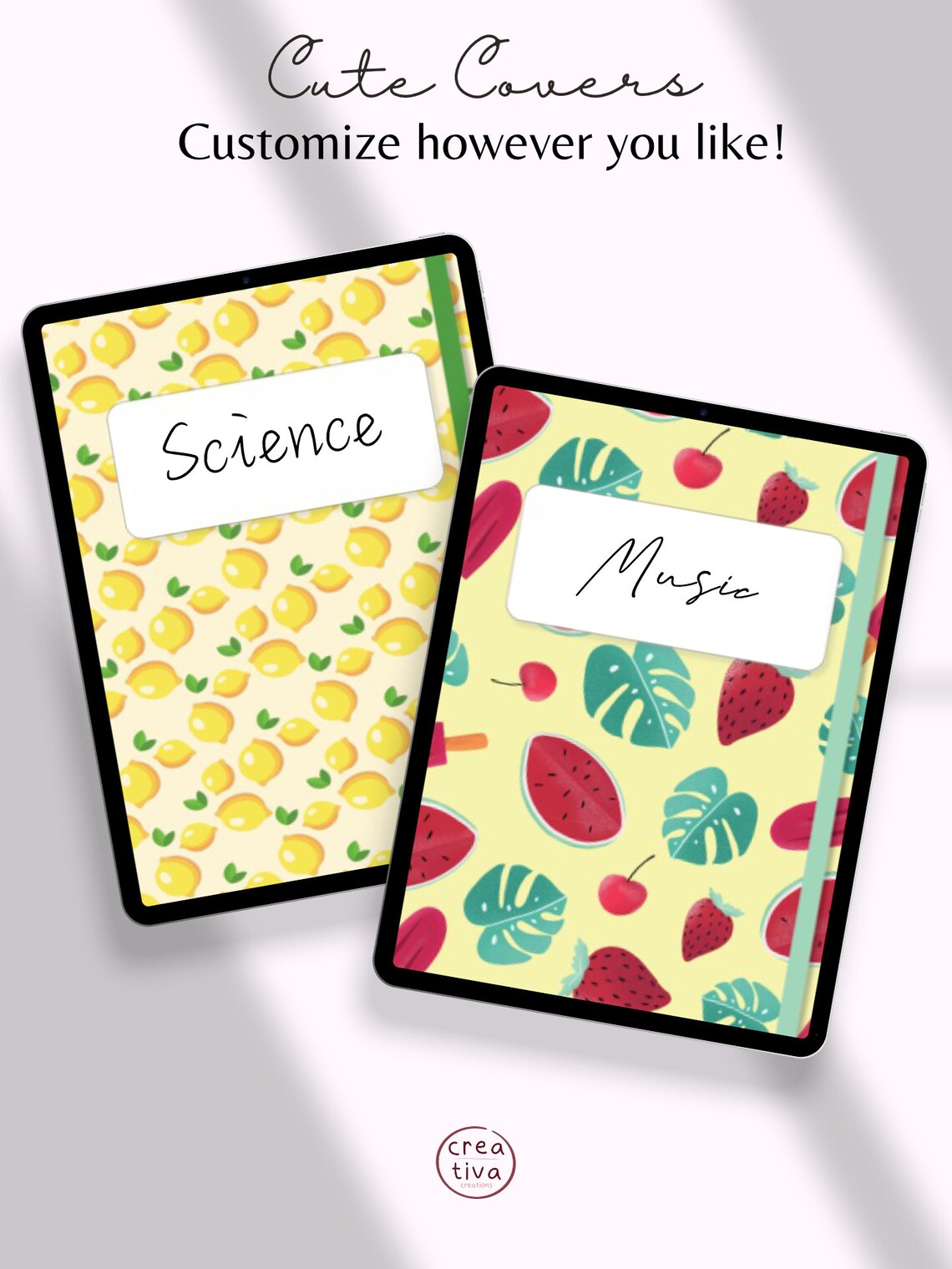 15 Cute Pattern Digital Notebook Covers Cute Planner Covers - Etsy