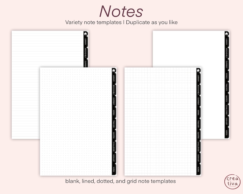 Digital Music Practice Planner New Goodnotes Hyperlinked iPad Digital