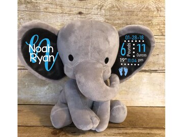 Download Birth stat elephant | Etsy