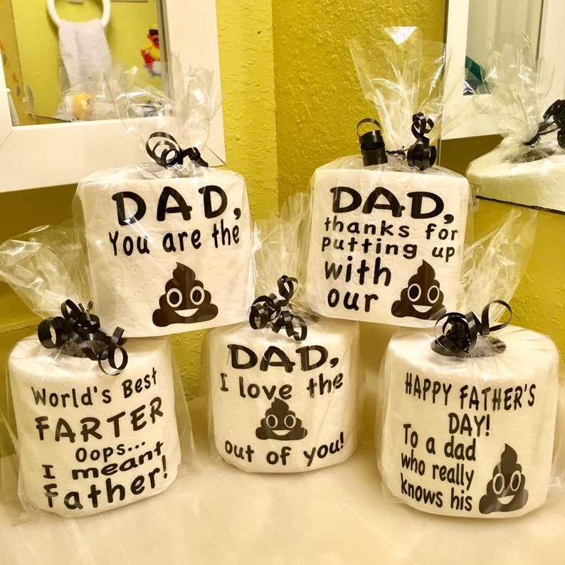 Fathers Day Toilet Paper Fathers Day Gag Gift Funny TP | Etsy