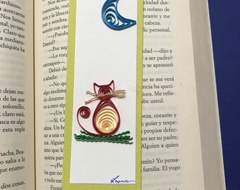Chat Quilling Etsy