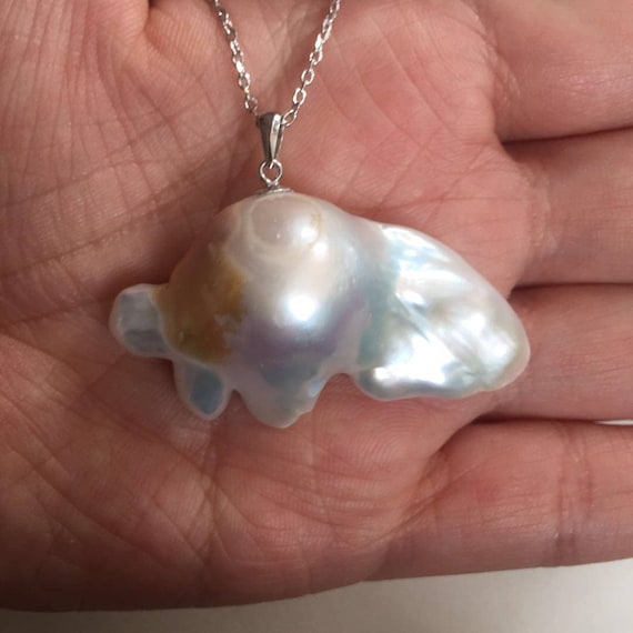Long Tail Turtle Baroque Pearl Necklace 2.54.2cm Etsy Australia